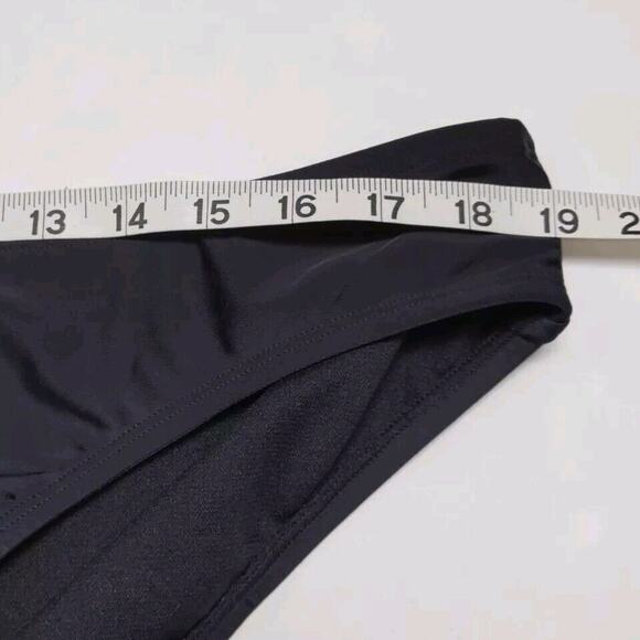 Palisades Beach Club Bikini Bottom Womens XL Solid Basic Black NEW NWT - Picture 7 of 9